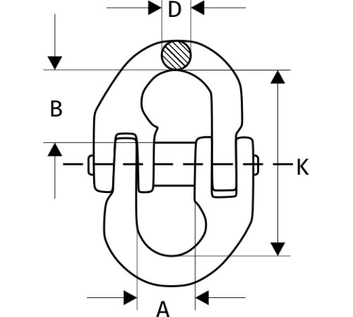 Звено соединительное LL, 1,12 т