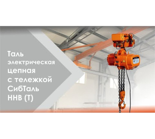 Таль электрическая с тележкой цепная 5 т - 12 м ННВ2(T)  СибТаль 